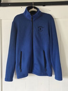 Blue Full-Zip Men's Lightweight Jacket